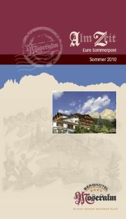 Scarichi la nostra brochure MOSERALM aggiornata in formato PDF