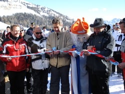 Inauguration of the new lifts an pistes in the skiresort Carezza