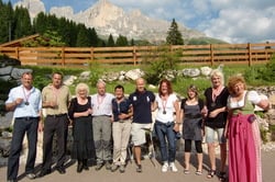 Medaillen Feier auf der Moseralm