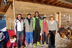 Valerio Staffelli at the Hotel Moseralm