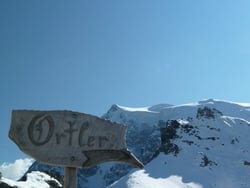 Monika und Georg mit Karl auf dem h�chsten Berg S�dtirols