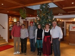 Stefano Domenicali und Tania Cagnotto auf der Moseralm