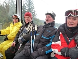 Great ski day with the hotel guests